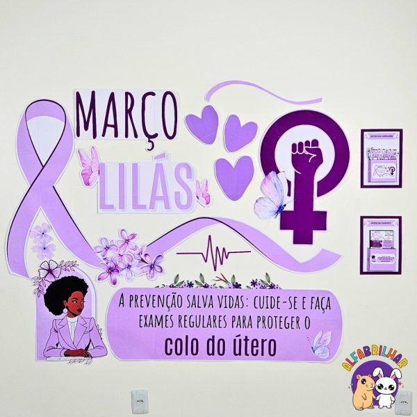 Painel – Março Lilás - Prevenção - Imagem 2