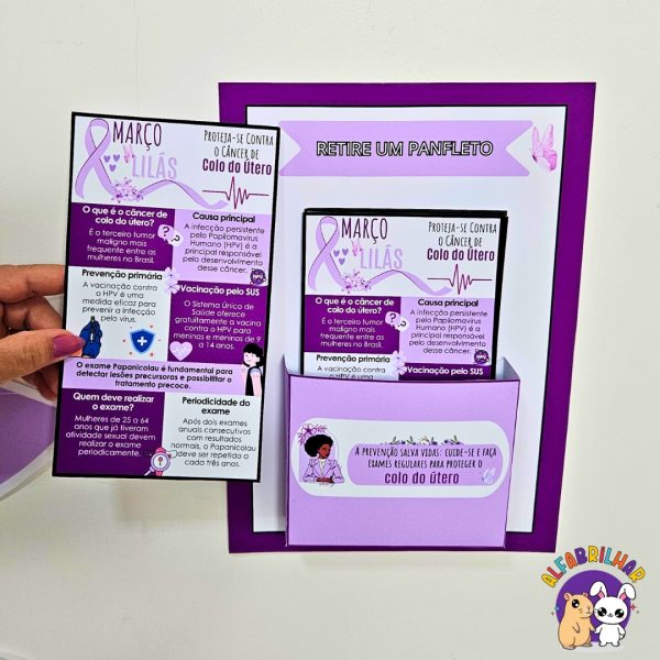 Painel – Março Lilás - Prevenção - Imagem 3