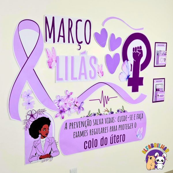 Painel – Março Lilás - Prevenção - Imagem 6