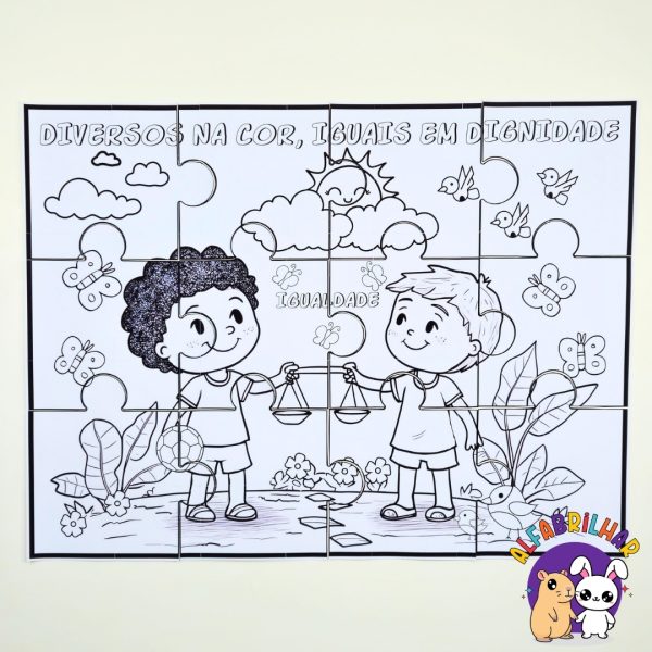 Quebra-Cabeça - Consciência Negra - Igualdade - Imagem 2