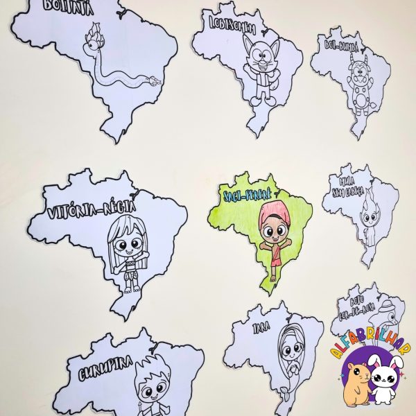 Minipainéis - Folclore Brasileiro