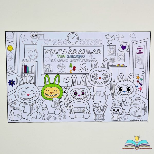 Painel - Volta às Aulas - Labubu - Imagem 2